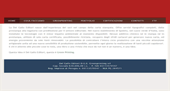 Desktop Screenshot of delgalloeditori.com