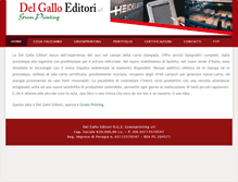 Tablet Screenshot of delgalloeditori.com